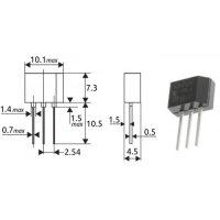 Тиристор X0405MF 4A 600V ТО202
