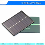 ​​​​​​​Солнечная панель 120x90mm 5V 210mA 1W