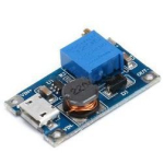 Модуль MT3608 DC-DC 2-24V выход 5-28V microUSB