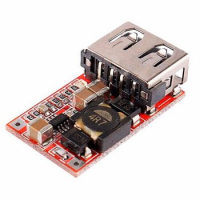 Модуль конвертор понижуючий DC-DC Uin 6-24V вихід USB 5V 3A
