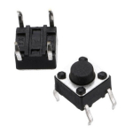 Кнопка тактовая J-163 4.5x4.5mm h-3.8mm 4-pin DIP