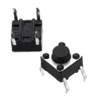 Кнопка тактовая J-163 4.5x4.5mm h-3.8mm 4-pin DIP
