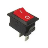 Перемикач KCD11 3A 250V 2pin з червоною кнопкою