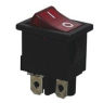 Перемикач KCD1-201N-4 4pin ON-OFF з підсвіткою