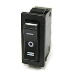 Переключатель KCD3 QY603-101 ON-OFF-ON черный