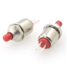 Кнопка DS-402 OFF-(ON) 0.5A 125V без фиксации красная