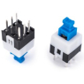 Кнопка B1-1-21 с фиксацией (B94-05-03) 7x7x12mm