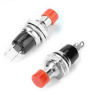 Кнопка кругла PBS-110 OFF-(ON) 1A 125V без фіксації червона