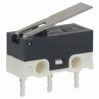 Микропереключатель KW10-3Z-2 2A 125V с рычагом