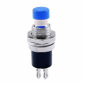 Кнопка кругла PBS-110 OFF-(ON) 1A 125V без фіксації синя