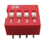 Переключатель DS-04 ползунковый прямой (аналог SWD ВДМ) DIP