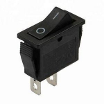 Переключатель KCD3 ON-OFF 16A 250V черный