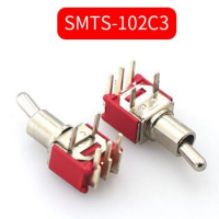 Тумблер SMTS-102C3 3pin ON-ON 250VAC 1.5A