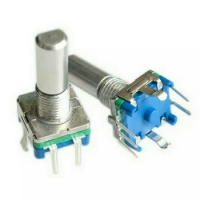 Энкодер RE11 (EC11) L = 20mm вертикальный с кнопкой