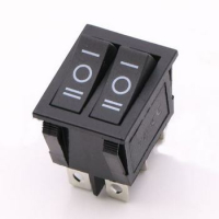 Переключатель клавишный KCD6-202N 6pin ON-OFF-ON