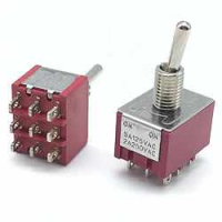 Тумблер MTS-302 9pin ON-ON 250V 2A