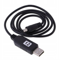 Кабель USB-DC для роутера 12V питания от PowerBank, преобразователь 5V на 12V разъем DC 5.5x2.1mm