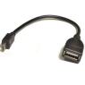 Кабель OTG micro USB разъем - USB-A гнездо 0.1 м