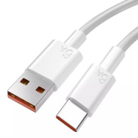 Кабель USB Type-C зарядка та передача даних 0.25 м білий