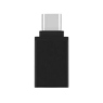 Перехідник адаптер OTG з microUSB - USB чорний