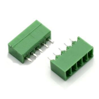 Клеммник KF2EDGV-Y 3.81mm 5pin прямой зеленый