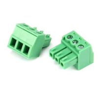 Клеммник KF2EDGV 3.81mm 3pin прямой зеленый