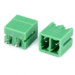 Клеммник KF2EDGV-Y 3.81mm 2pin прямой зеленый