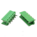 Клемник HT396V 3.96mm 5pin прямий зелений