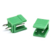 Клеммник HT396V 3.96mm 2pin прямой зеленый