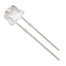 Светодиод 4.8мм белый LED F5 яркий