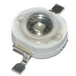 Светодиод 1W 520-525nm 60-70lm 0.35A зеленый