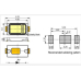 Светодиод SMD 5730 белый холодный 6500-7000K 0.5W