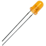 Светодиод 5mm GNL-5013ED-E оранжевый LED средней яркости 2V