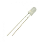 Светодиод 5мм 5ACW2UW белый матовый LED F5 яркий
