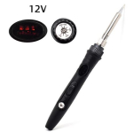 Паяльник низковольтный 12V 2A 25W с индикатором и регулятором температуры