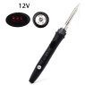 Паяльник низьковольтний 12V 2A 25W з індикатором та регулятором температури