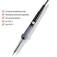 Паяльник DELIXI 1859 AC220V 60W з регулятором температури