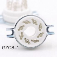 Панель лампова GZC8-1 8-pin кераміка на шасі