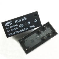 Реле HK14FD-DC24V-SHG HUI KE 5A 250VAC