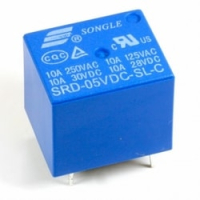 Реле SRD-05VDC-SL-A 5VDC SONGLE 10A 250VAC