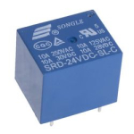 Реле SRD-24VDC-SL-C SONGLE 24VDC 5pin 10A 250VAC