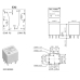 Реле автомобільне EX2-2U1S 12VDC NEXEM 30A 16VDC