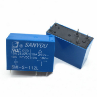 Реле SMI-S-112L 12VDC SANYOU 10A 250VAC