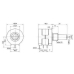 Потенциометр 3590S-2-103L 10k 2W многооборотный