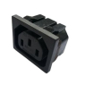 Разъем сетевой 3pin гнездо на корпус