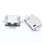 Гнездо micro USB 5pin для монтажа в вырез на плате