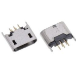 Гнездо Micro USB 5pin контакты 2 ряда