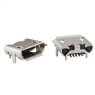 Гнездо micro USB 5pin для монтажа с расширением серое