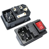 Разъем питания AC-01 3pin сетевой