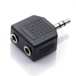 Переходник мини джек mini-Jack 3.5 мм разветвитель для наушников стерео